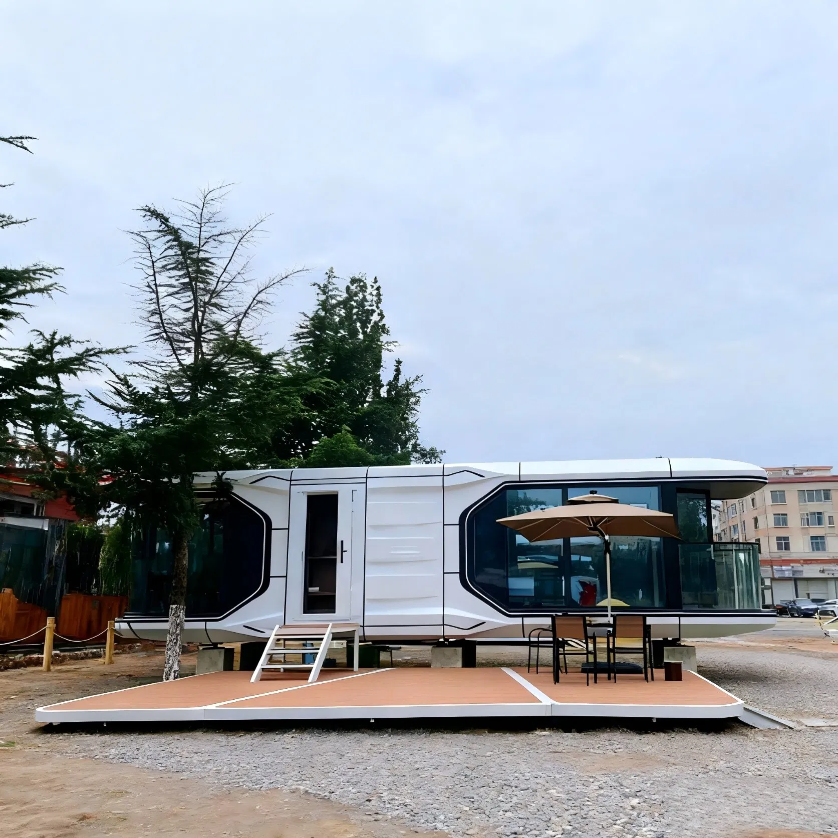 Space Capsule Luxury Durable Resort Farm Mobile Tiny House Prefab Room