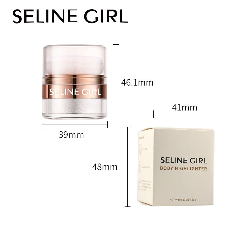 Seline Girl 4 Colors Fairy Patting Loose Powder Highlighter Body Glitter