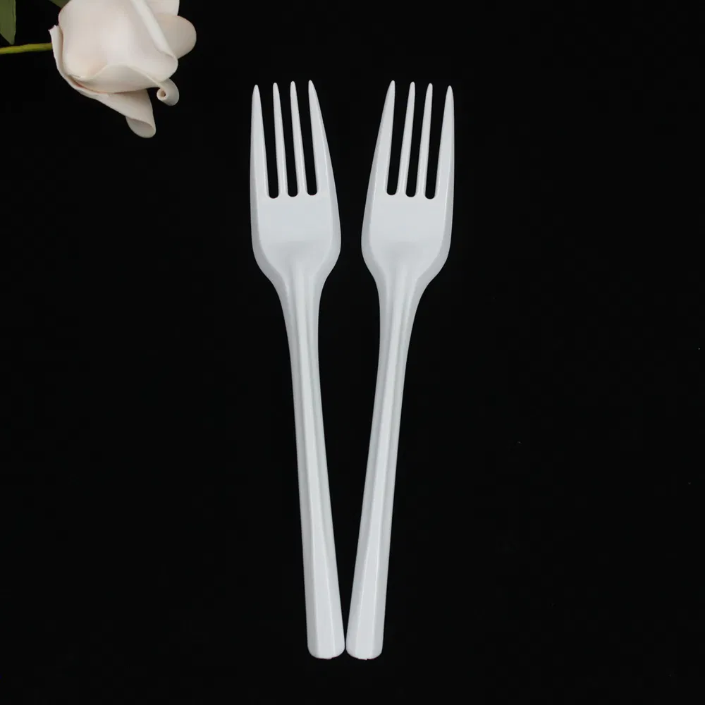 Economy Disposable Light Weight 160mm Cutlery 2g PP White Fork
