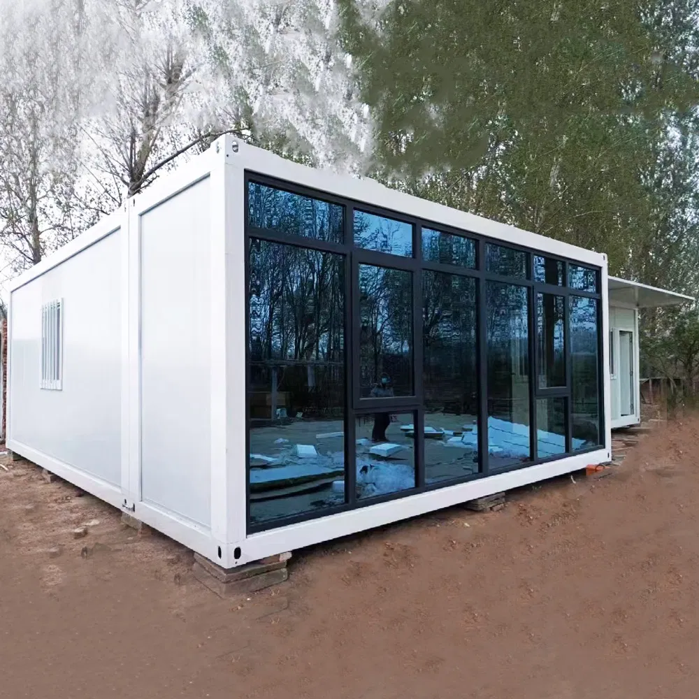 High Quality Spray Foam Insulated Modular Prefabricated Shipping Flat Back Container House Prefab Home