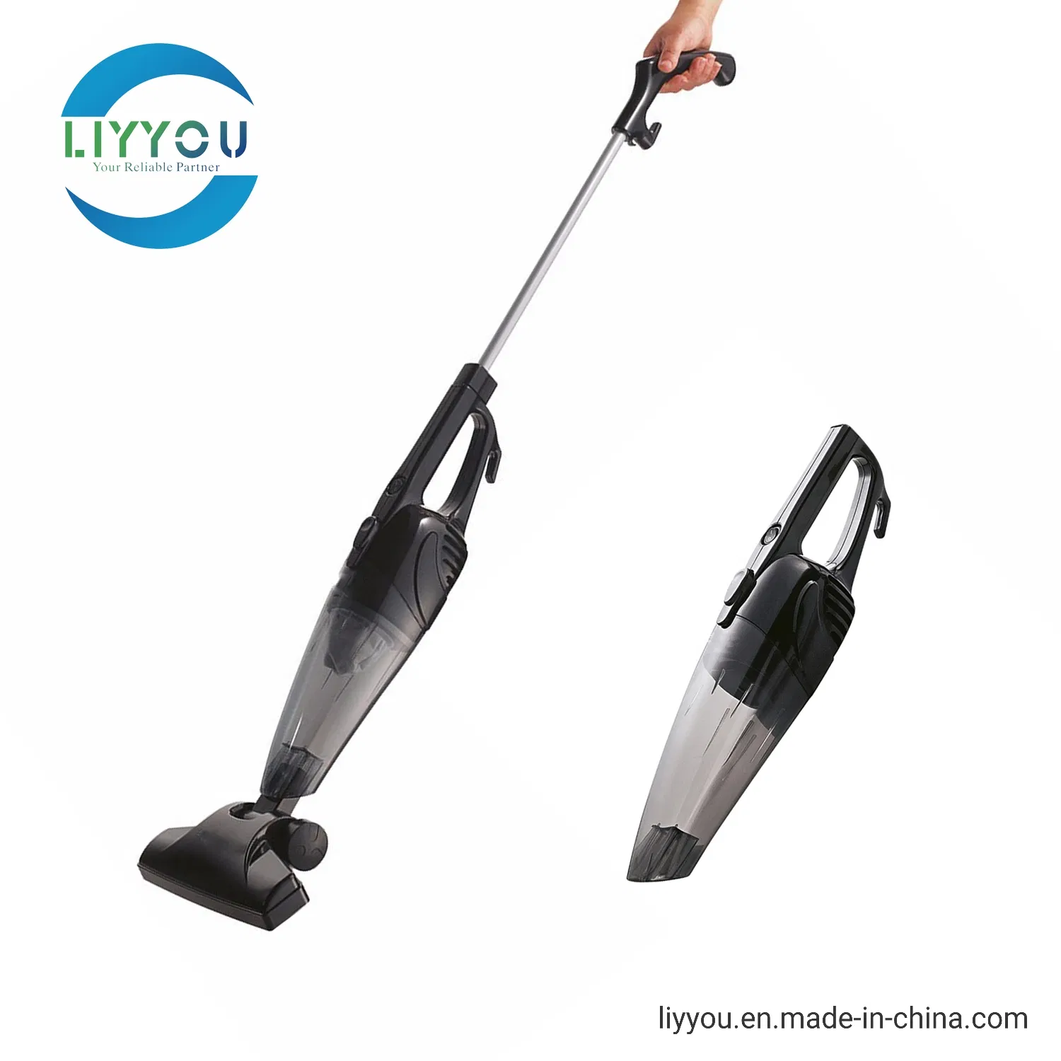 3-in-1 Corded Lightweight Handheld Cleaner & Stick Vacuum Cleaner