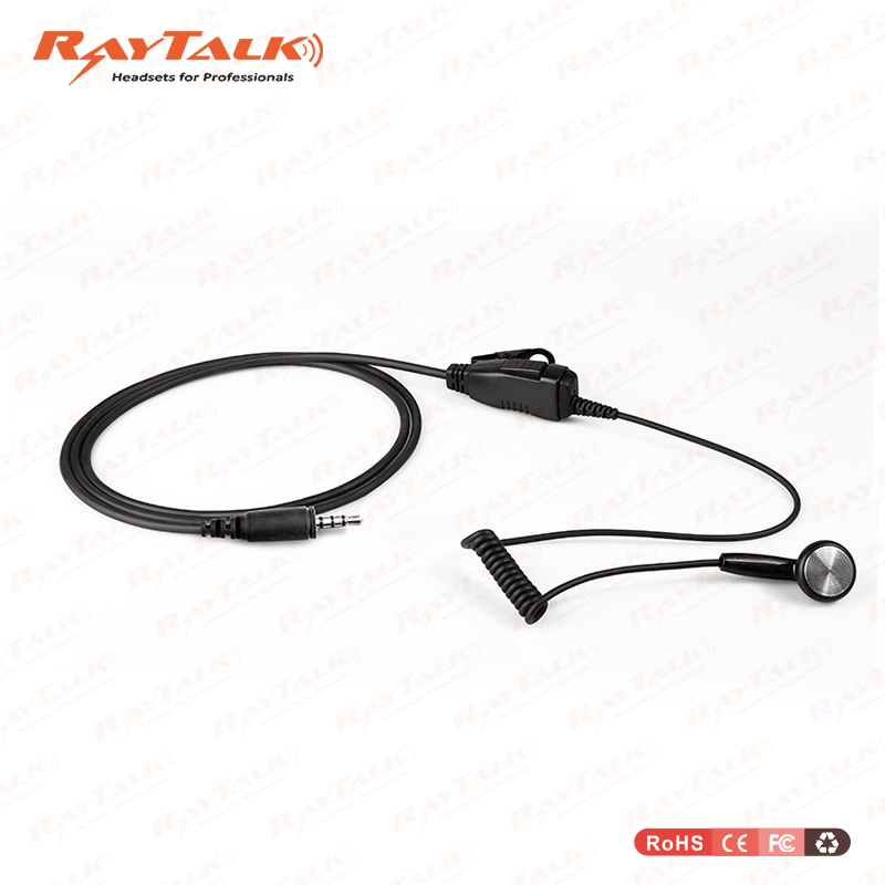 Ear Buds Earpiece with Small Lapel Ptt Microphone for Motorola Gp350, Gp2000