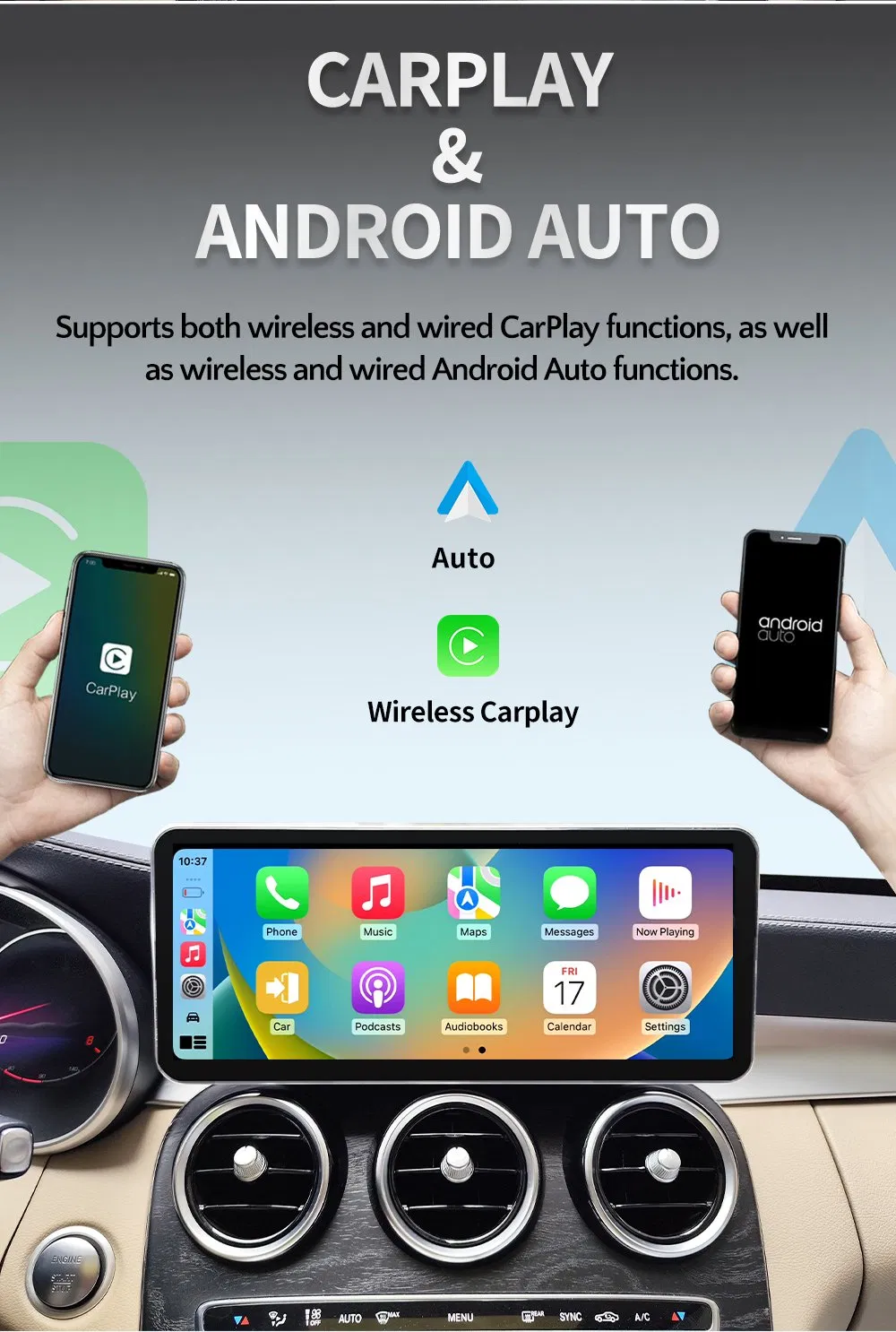 HD сенсорный дисплей для Mercedes A/CLA W176 C117