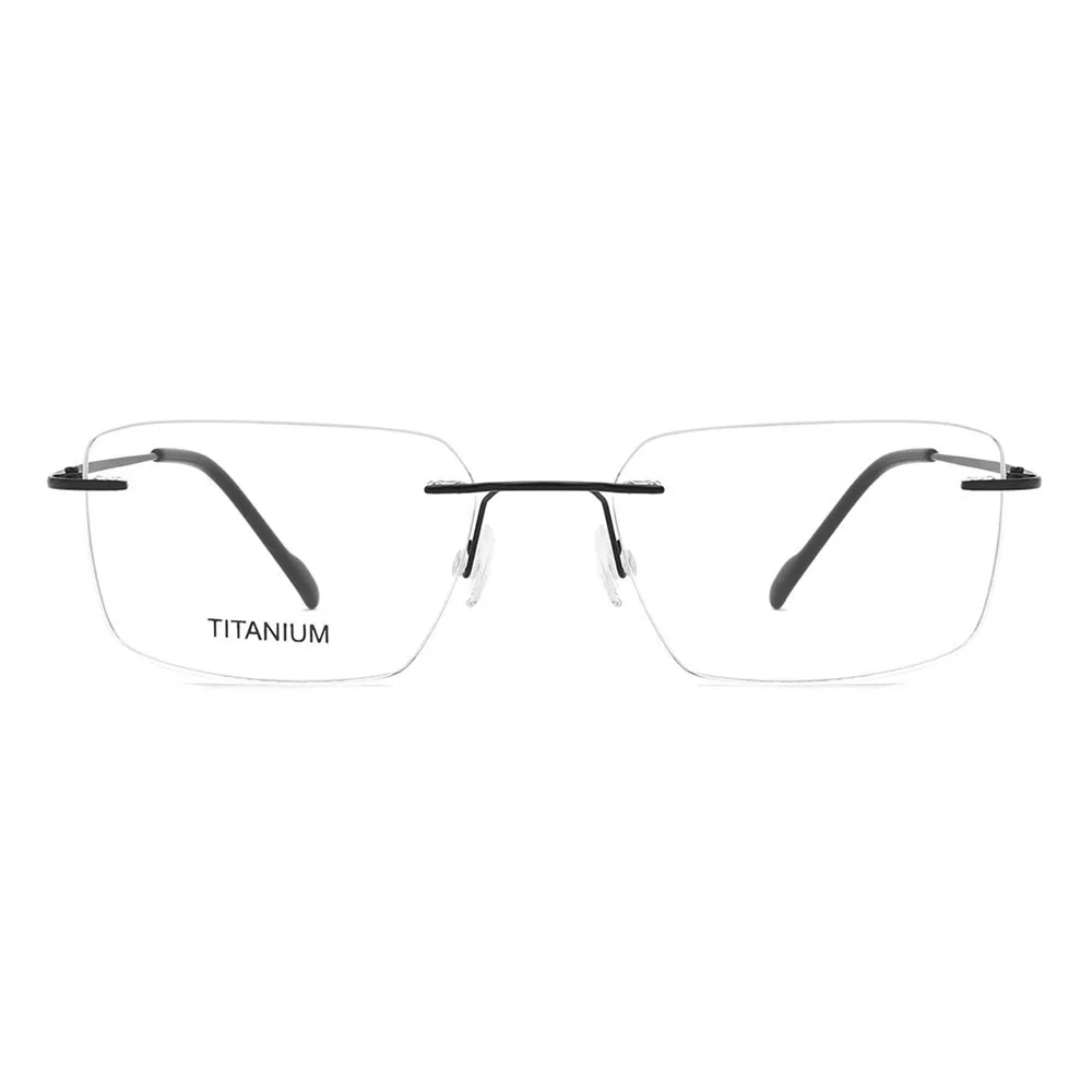 Trv-001 Ultra-Light Titanium Memory Flex Slim Eyeglasses