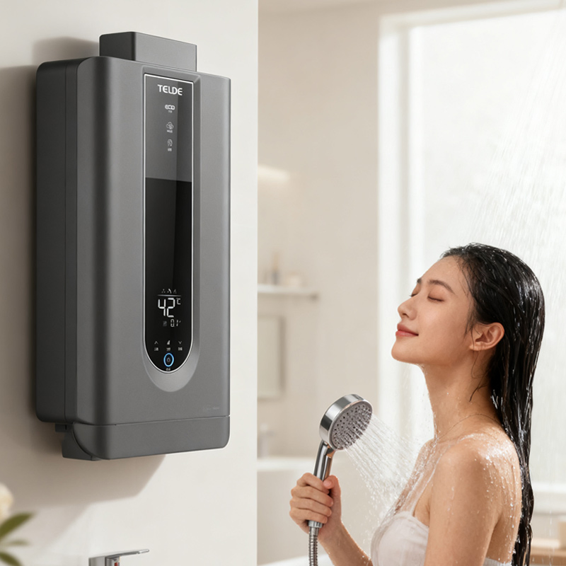 DC Variable Frequency Gas Water Heater for Instant Hot Water