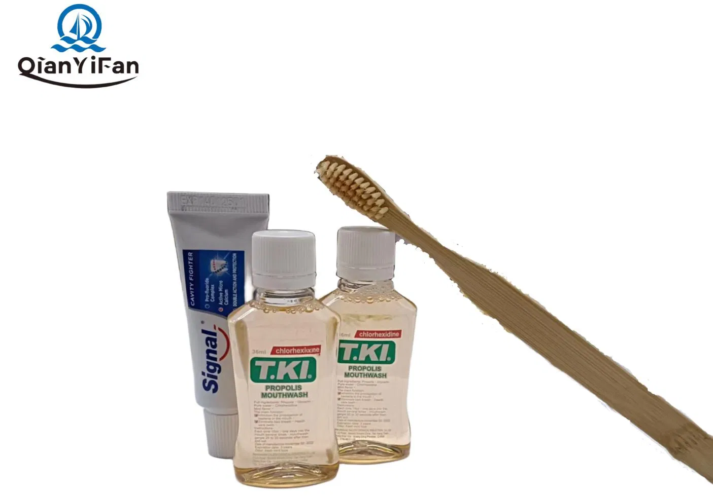 Hotel Mouthwash for Fresh Breath Individual Mini Mouthwash Packaged in Small Bottles for Easy Portability, Suitable for Travel Hostel Resort