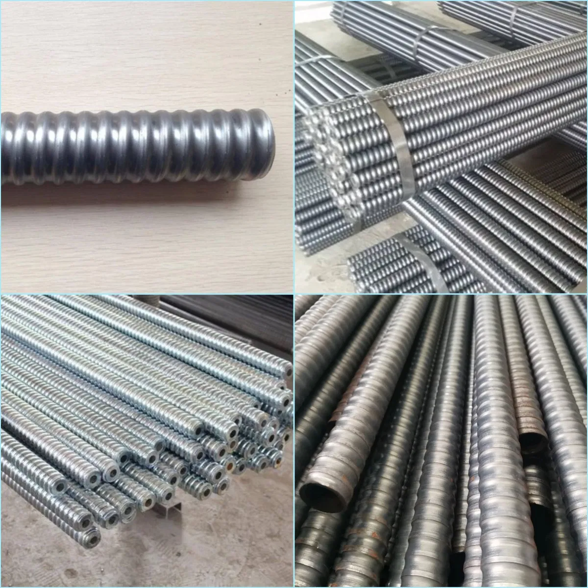 Sda Rock Bolt T76 T30 T40 T52 T73 T103 for Micro Pile Full Threaded Hollow Anchor Steel Bar