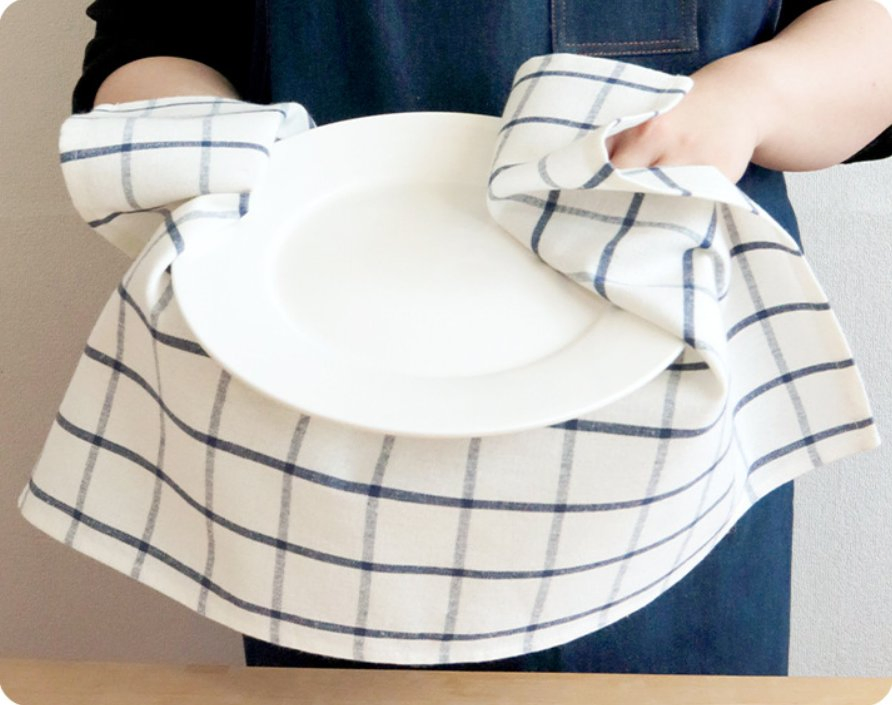 Cotton Kitchen Towel Quick-Drying Dish Towels 40*60cm Premium Hand and Tea Towels