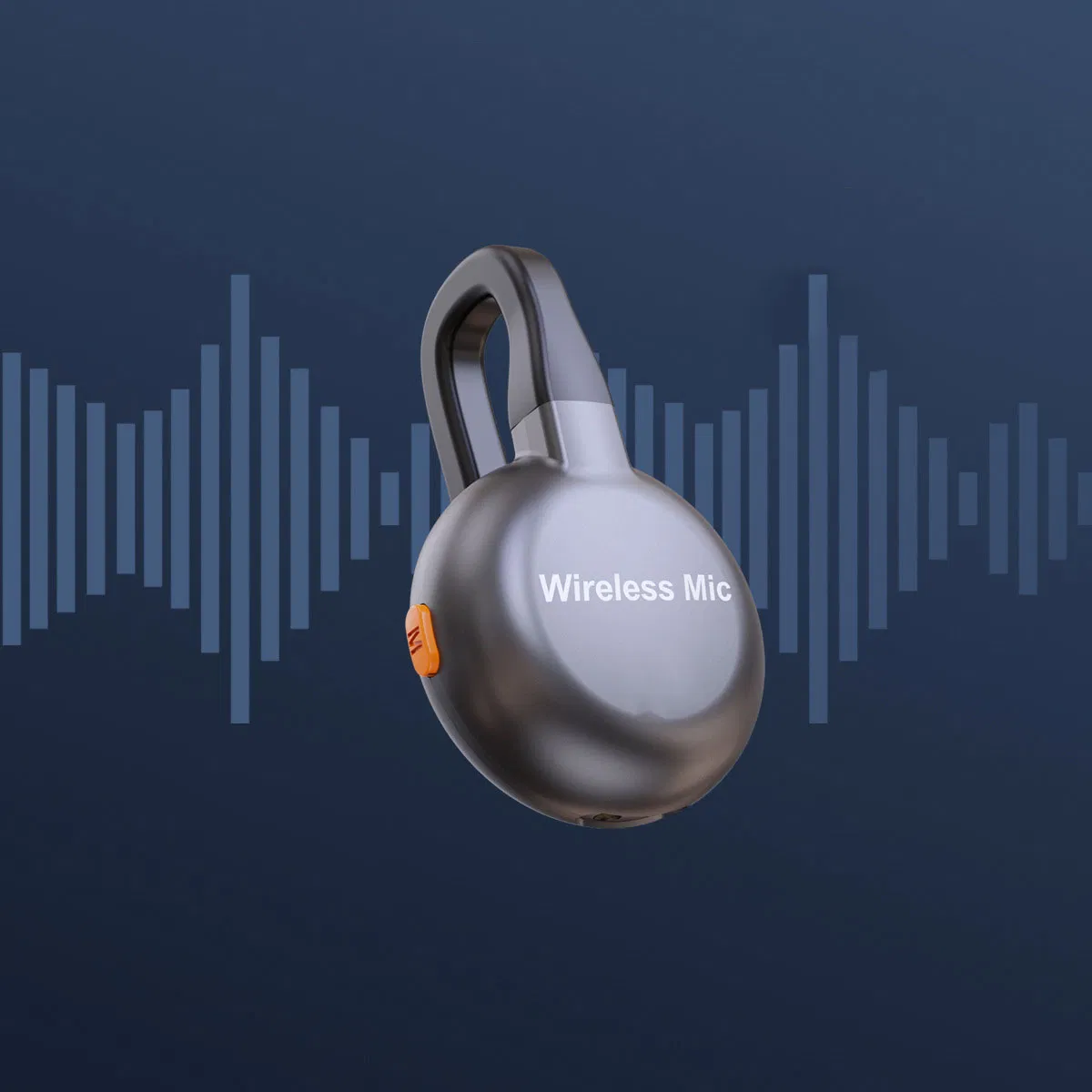 Беспроводной клипсовый микрофон с шумоподавлением