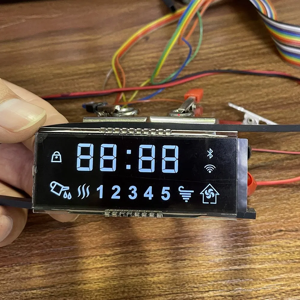 Custom Vatn 7 Segment Monochrome LCD Display Module for Smart Meters