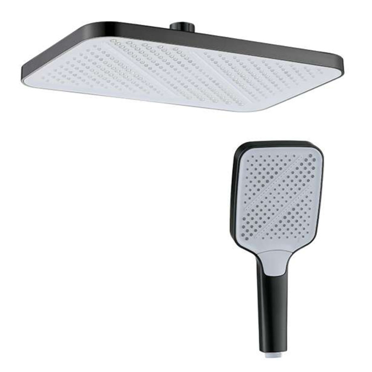 Modern Bathroom 3 Functions High Pressure Top Hand Shower Head Rain Shower Head