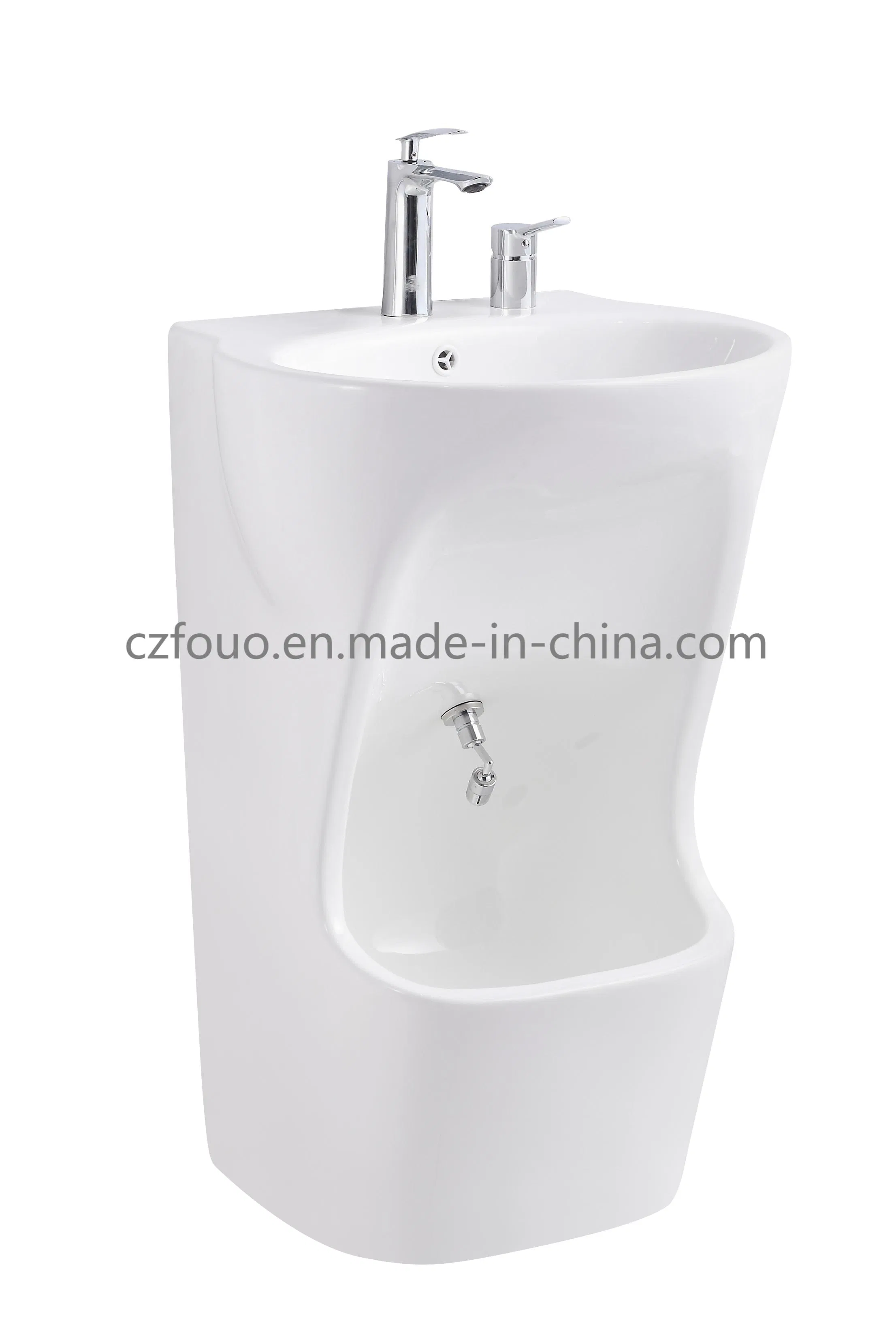 Muslim Basin Wudu Basin Wash Foot Arabia Sink Unique Modern Double Level Wash Basin Stand Pedestal Whole Set Accessory Basin