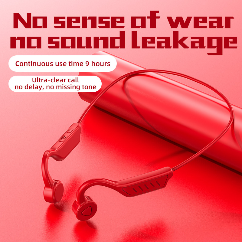 Bt5.0 Air Bone Conduction Wireless Sports Headphone Latest Ipx4 Waterproof Earphone