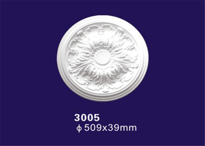 Painted Color Decorative PU Ceiling Medallion / Ceiling Dome for House