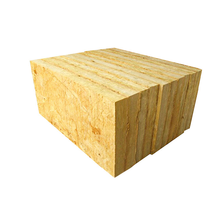 Customed Fire Resistant Wall Insulation Solid Rock Wool Panels