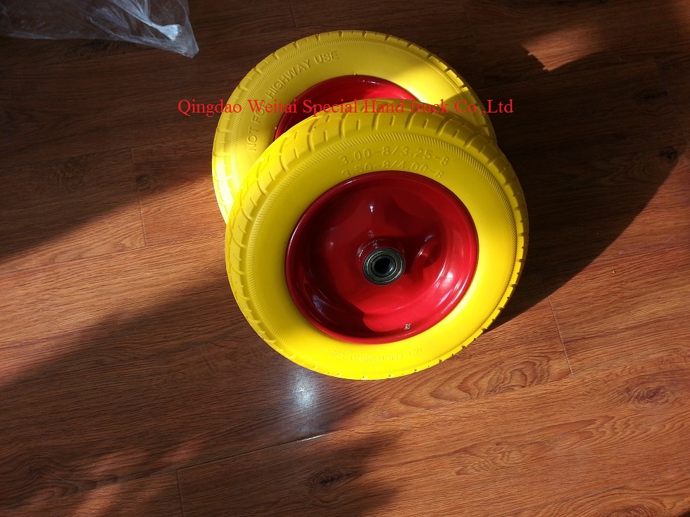 High Elasticity High Load Capacity Environmental Protection PU Foam Wheel