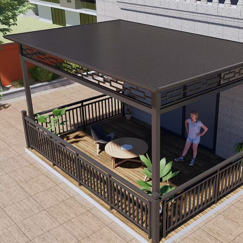Custom-Made Outdoor Aluminum Sunshade Canopy by The Manufacturer. It Is Suitable for Terrace Tents and Offers a Reasonable Price.