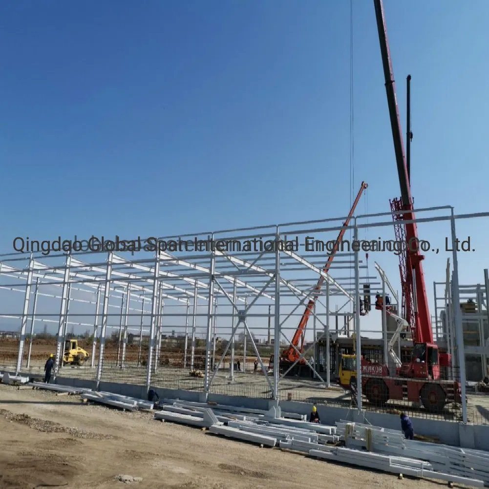 Modern Modular Prefabricated House Building Metal Portal Construction Prefab Warehouse Structural Light Frame Steel Structure