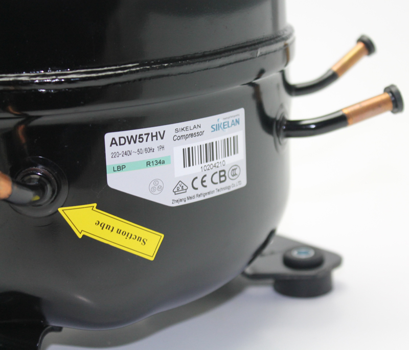 2. High Capacity Freezer Refrigerator Compressor, 1/5HP, 220V Voltage, Adw57hv Model