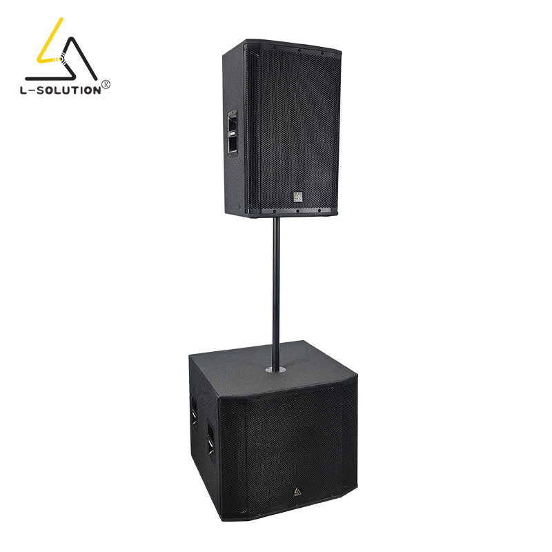 L-Solution Srx815 500W Two-Way 15 Inch Active PA Speaker-Portable for DJ Parties