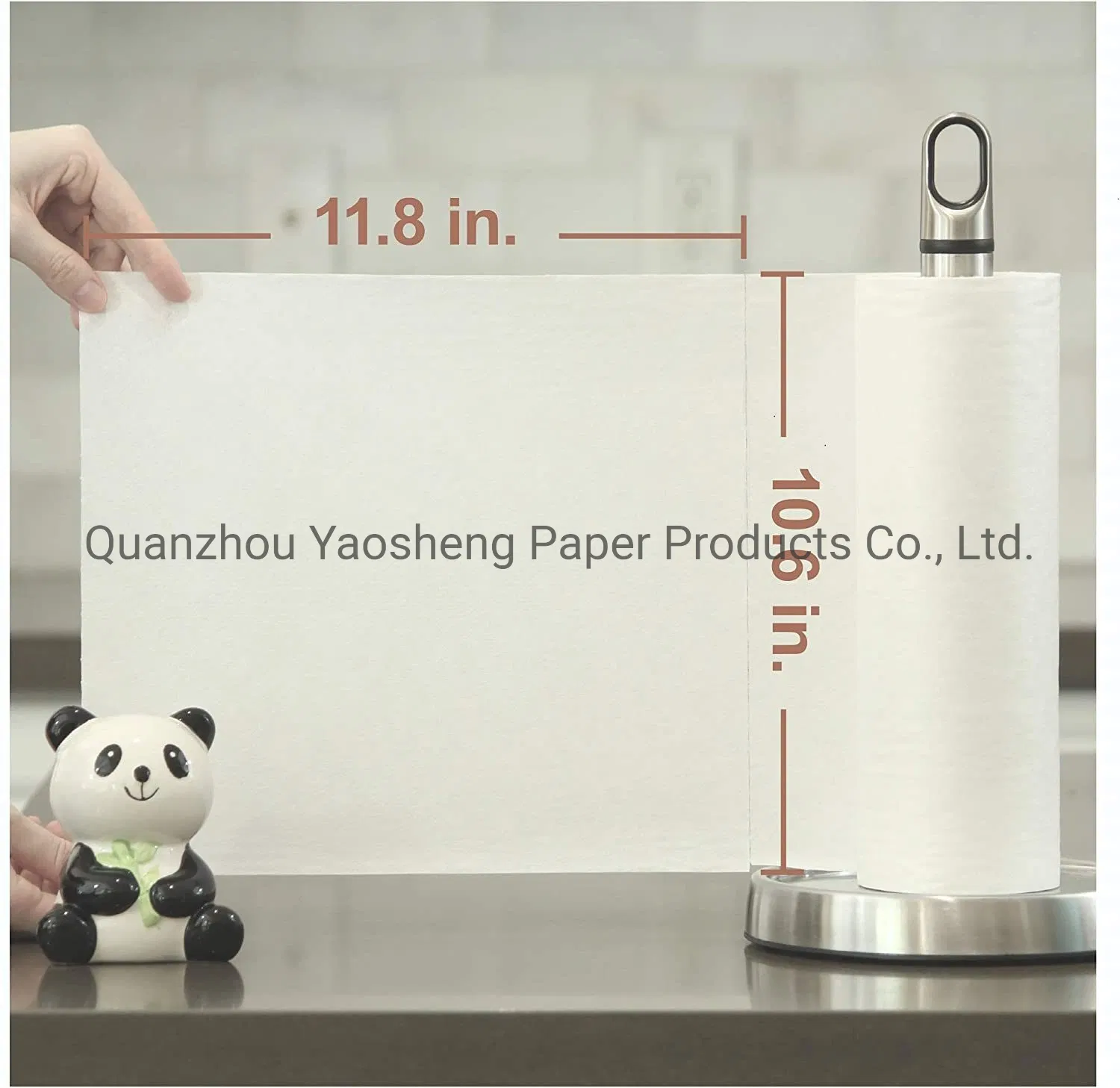 Free Sample-Highly Absorbent Bamboo Paper Towels 1ply Kitchen Roll Paper Towel