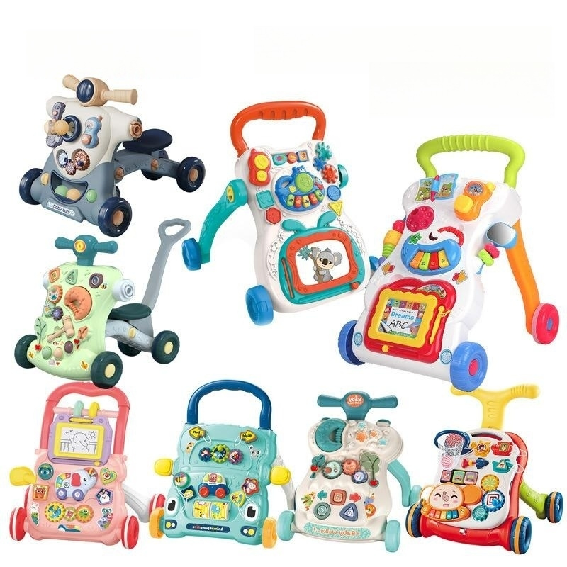Great Quality Toys Baby Multi-Functional Toddler Trolley Anti-Side-Over Baby Walker