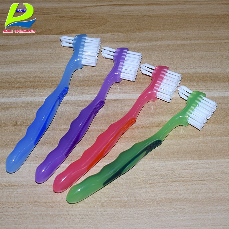 Dental Denture Brush for False Tooth Cleaning Toothbrush