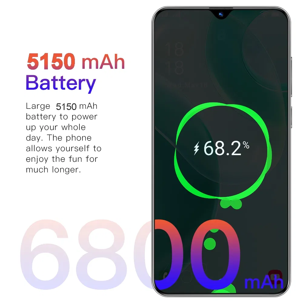 Смартфон B6 6.7 дюйма, 6/128 ГБ, Android 14, 5150 мАч