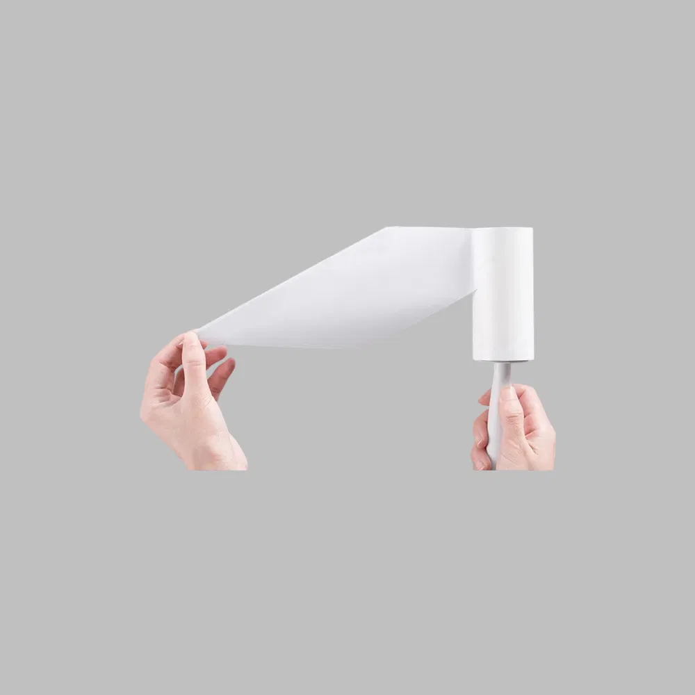 Multi-Surface Lint Roller with Handle for Clothes, Carpets, and Upholstery