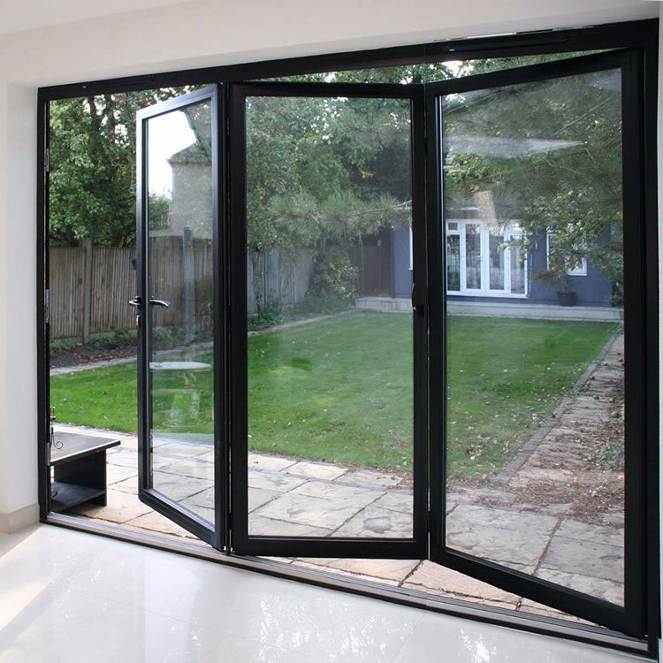 Aluminum Folding Door with Slim Sightlines for Coastal Homes Resistant to Salt Spray