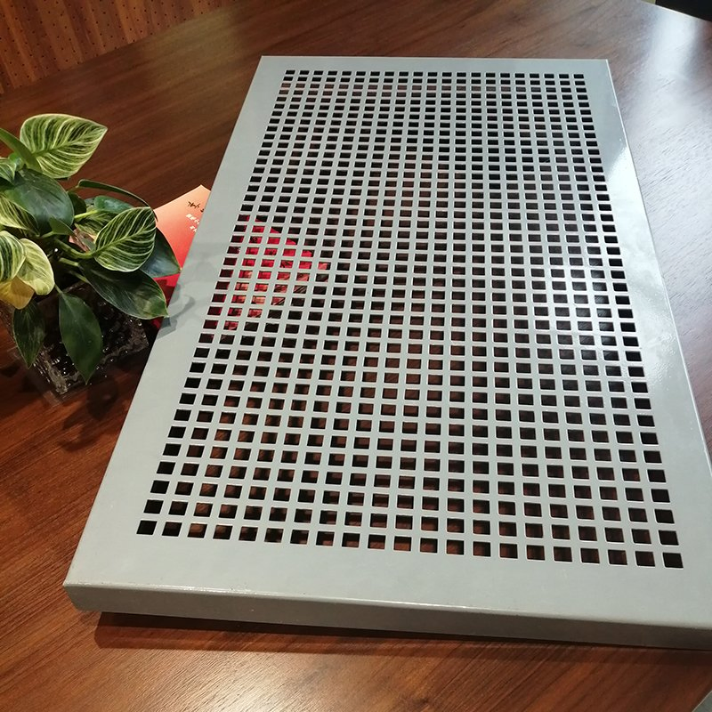 Aluminum PVDF Spraying Painting Bending Perforated Sheet for Curtain Wall
