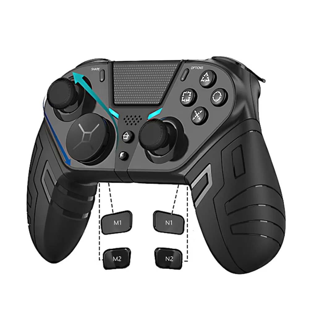Беспроводной геймпад с вибрацией для PS4, ПК, Steam Deck