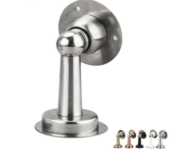 Automatic Door Holders Hidden Thread Magnetic Door Holders Catch Floor Stainless Steel Glass Door Stopper