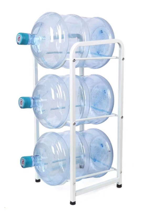 3 Layers Gallon Water Bottle Shelf Rack Metal Cradle Bottle Display Stand