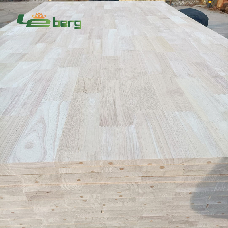Nature Thailand Rubber Wood Finger Joint Lumber Boards Pine Rubber Panels