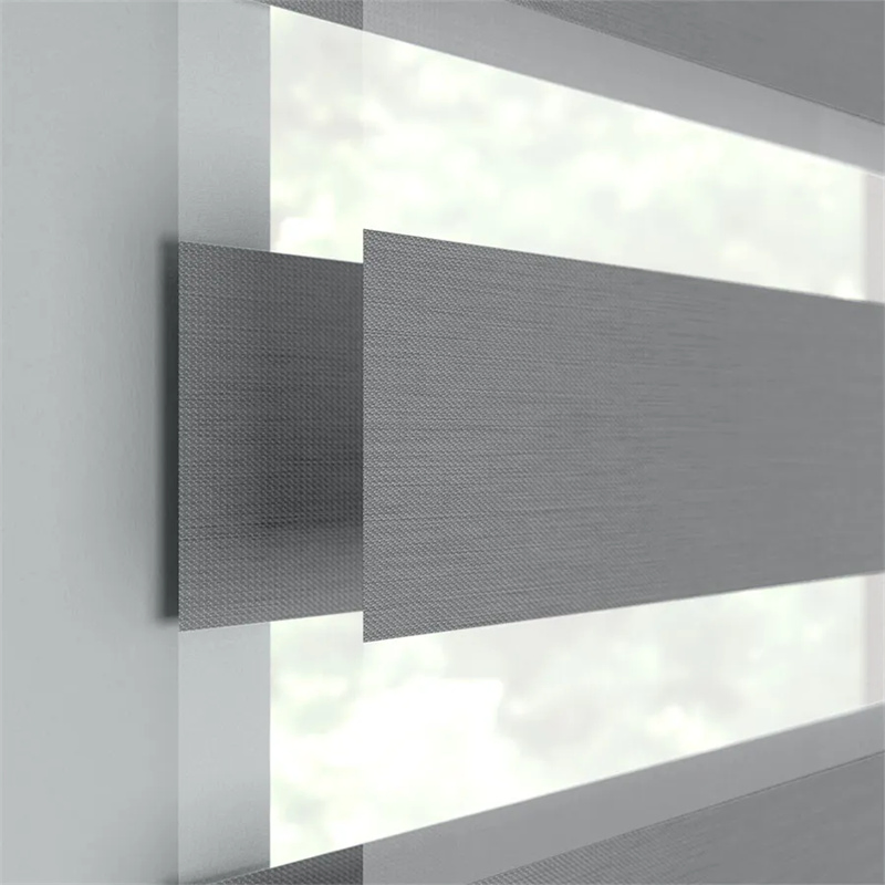 Custom Size Zebras Blackout Fabric Manual Roller Blind Indoor Window Curtain Zebra Shades for Home Decoration Smart Homes Window Coverings