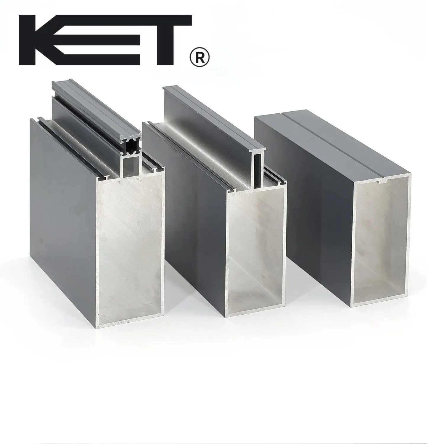 Анодированный алюминиевый профиль для карниза 75мм