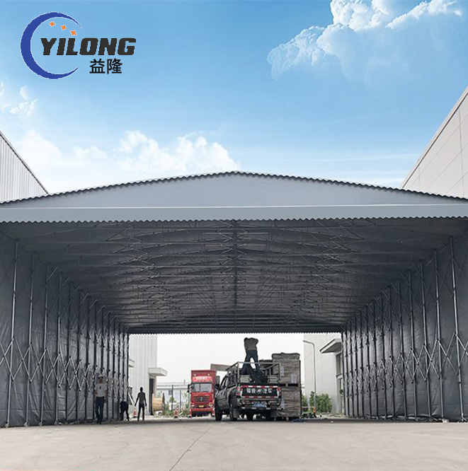 Heavy Duty PVC Tarpaulin Walls Customized Car Garage Shelter