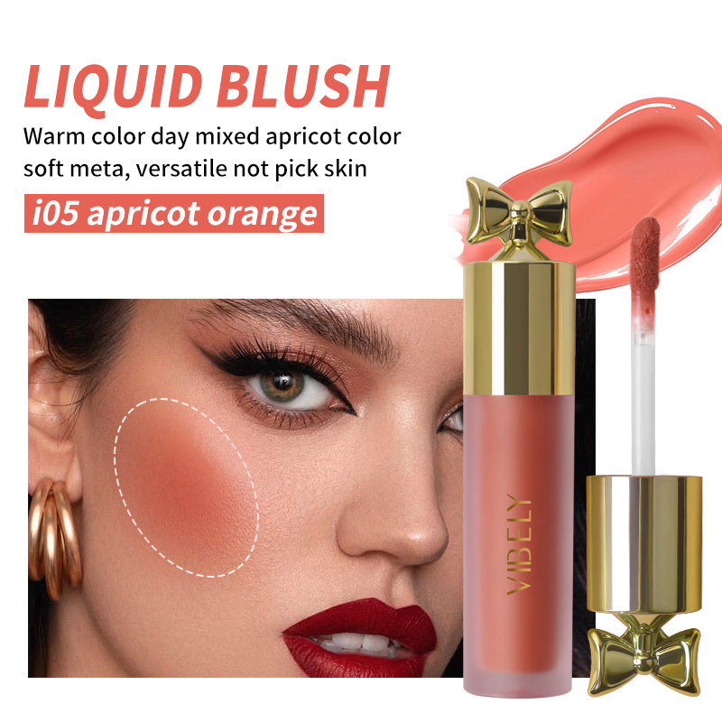 Beauty Makeup Soft Lightweight Vegan Creamy Smooth Contouring Rouge Liquid Blush