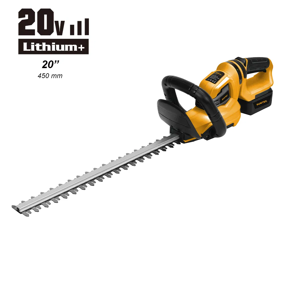 Suntec Factory High Performance Power Tool 20V Li-ion Battery Cordless Hedge Trimmer
