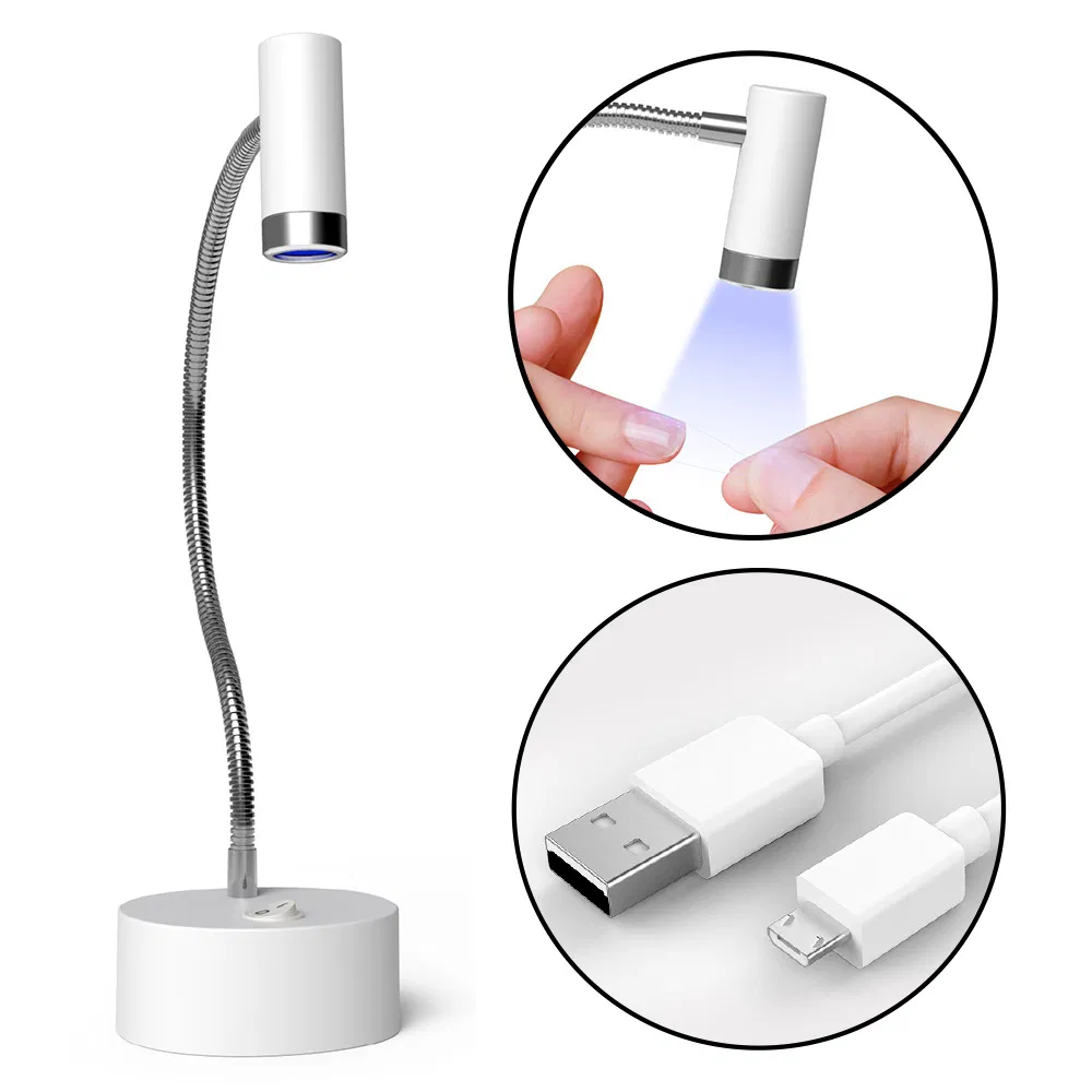 3W UV LED Touch Sensering Nail Dryer Polish UV Gel Foldable Polish Lamp UV Nail Light Smart Nail Lamp