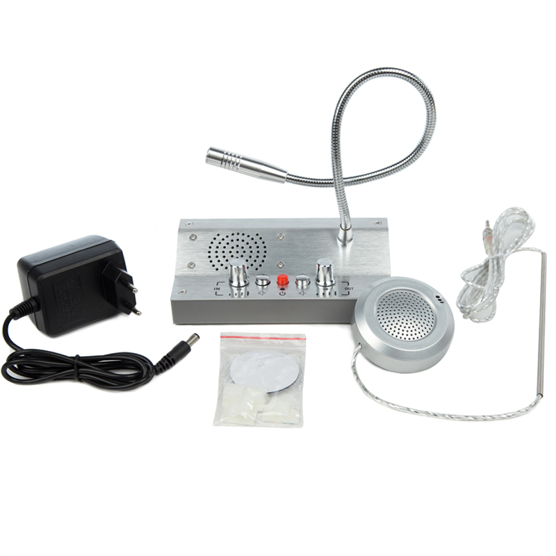 Manufacturer Dual Way Restaurant Bank Wireless Window Intercom System