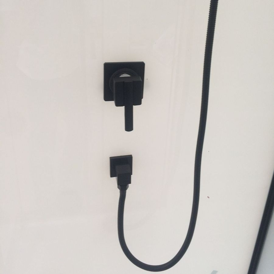 Simple Bathroom Shower Enclosure Tempered Glass Shower Cabin