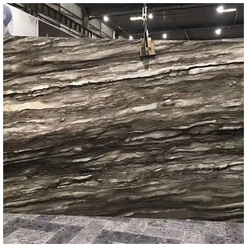Luxury Sequoia Brown Quartzite Slabs for Wall and Countertops