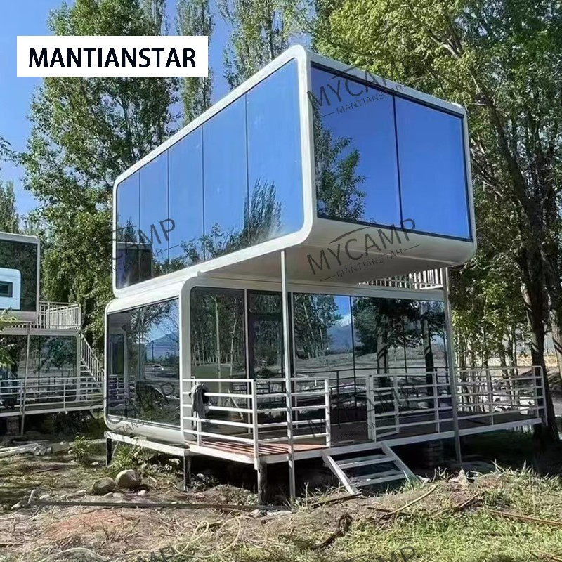 40FT Luxury Detachable Container House 3 Bedroom Mobile Home with Kitchen Toilet Modular Home Portable Removable House