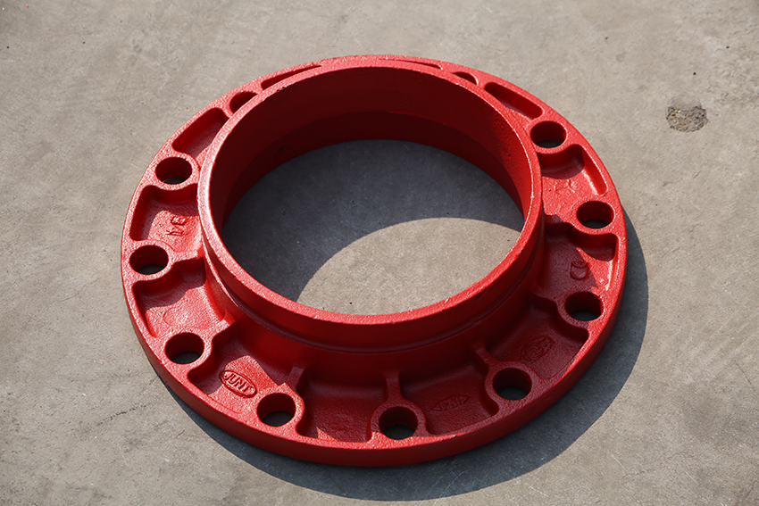 UL FM Grooved Ductile Iron Grooved Flange Adapter for Fire Sprinkler System