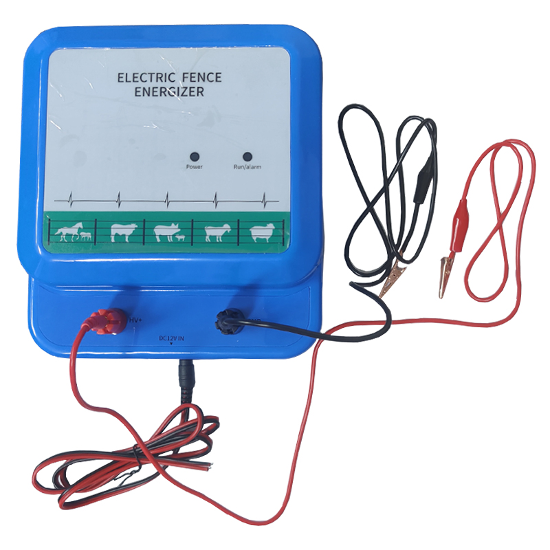Animal Husbandry Electric Fence Pulse Electric Fence Energizer Complete Set of High Voltage Power Grid System for Wild Boar, Cattle and Sheep Pasture Breeding