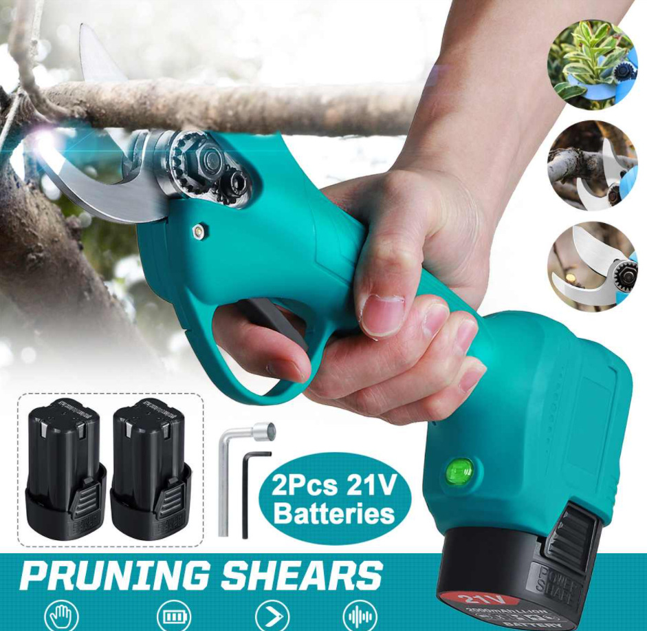 China Supplier 30mm Brushless Electric Pruning Shears 600W Power Overload Protection