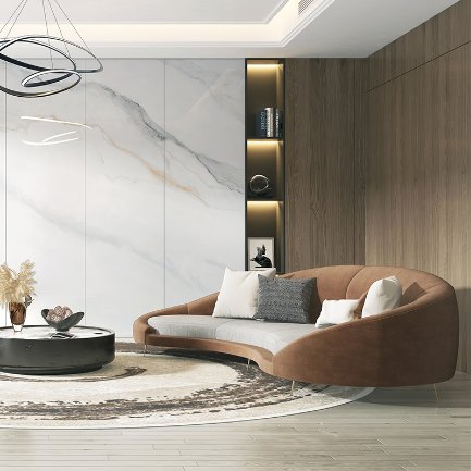 1200*2400mm Large Format Polished White Marble Grey Black Sintered Stone Tile Wall Slab