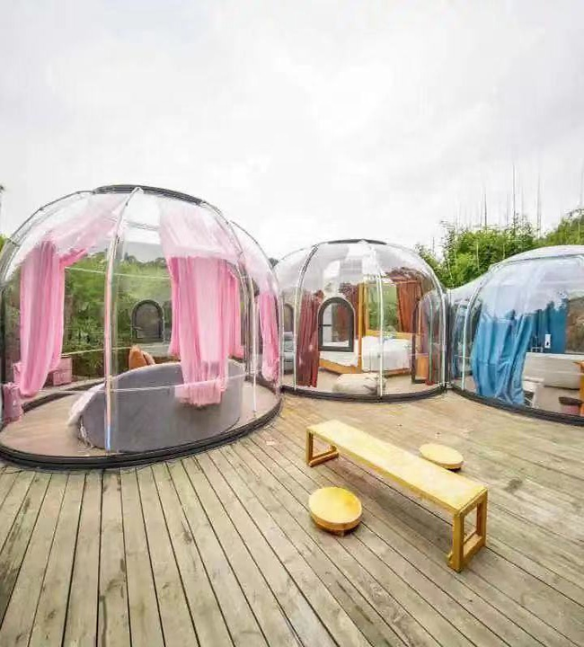 Panoramic High Quality Outdoor Yurt Waterproof Polycarbonate Transparent House